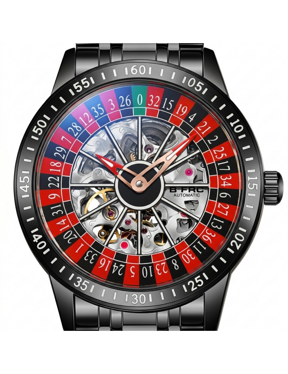 Reloj G-force At9835 Automatico Ruleta + Estuche Premium