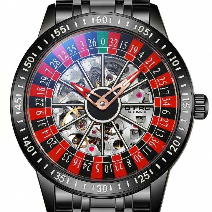 Reloj G-force At9835 Automatico Ruleta + Estuche Premium