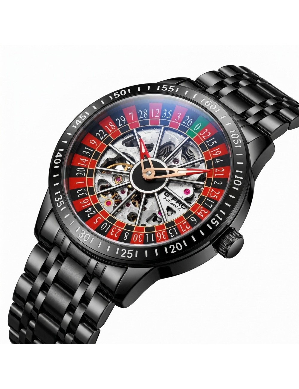Reloj G-force At9835 Automatico Ruleta + Estuche Premium