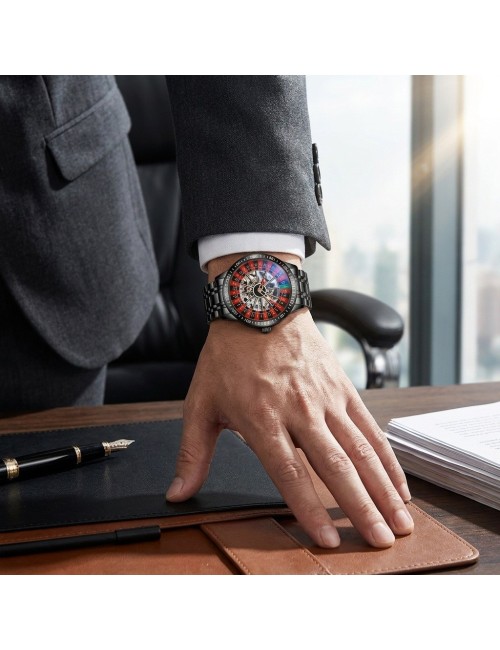 Reloj G-force At9835 Automatico Ruleta + Estuche Premium