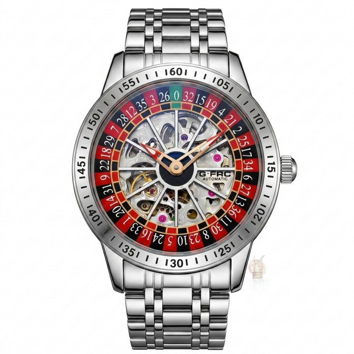 Reloj G-force At9835 Automatico Ruleta + Estuche Premium