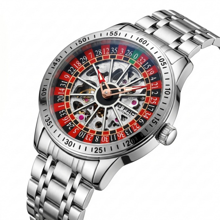 Reloj G-force At9835 Automatico Ruleta + Estuche Premium
