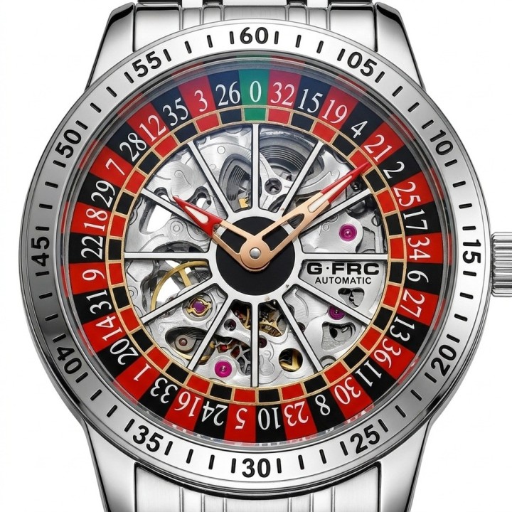 Reloj G-force At9835 Automatico Ruleta + Estuche Premium