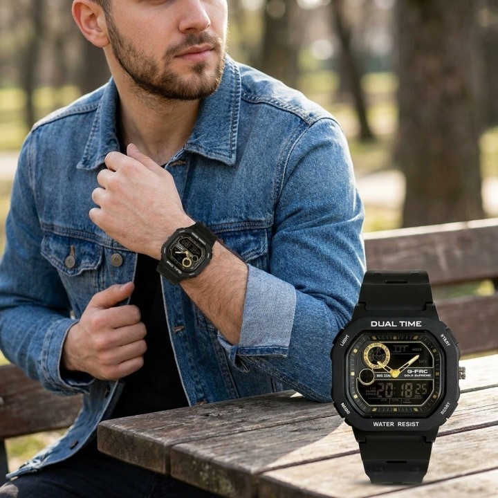 Reloj G-force Ak25175 Digital Deportivo + Estuche Premium