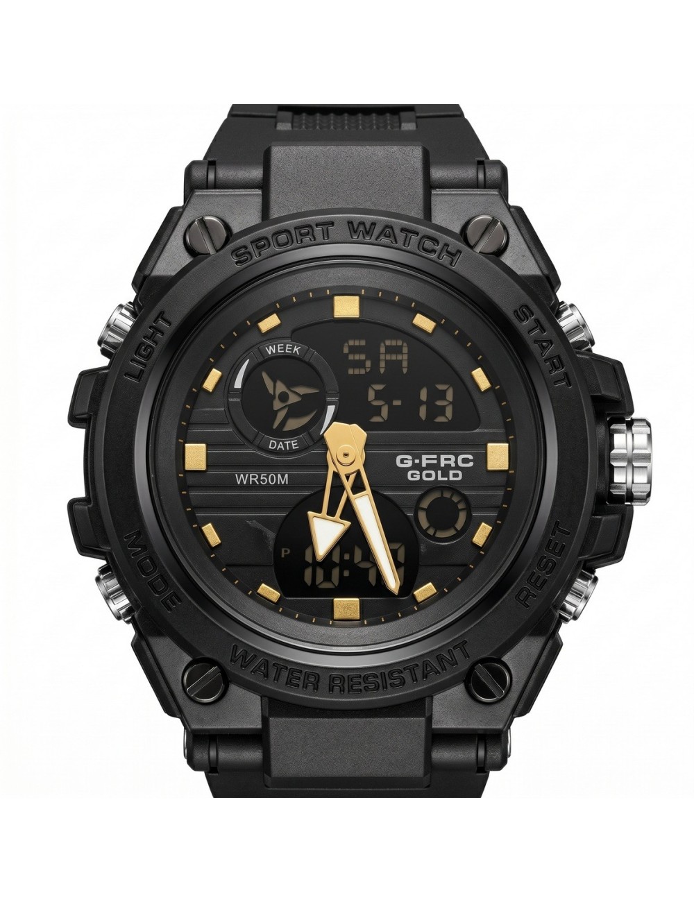 Reloj G-force Ak24168 Doble Hora Deportivo + Estuche Premium