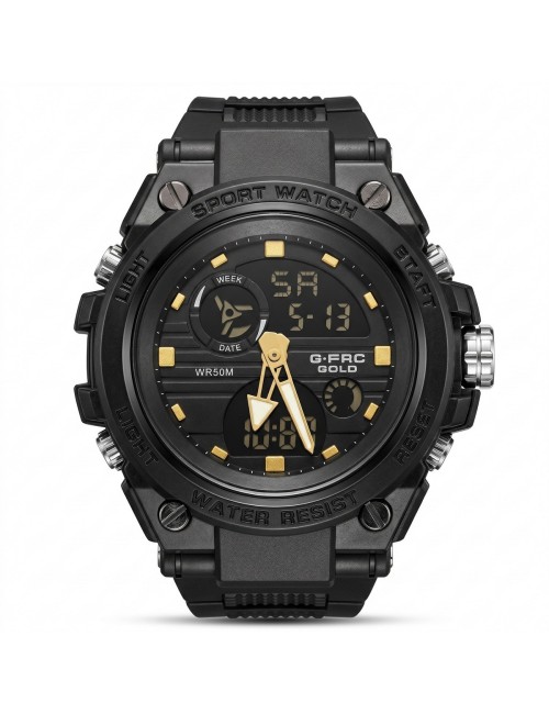 Reloj G-force Ak24168 Doble Hora Deportivo + Estuche Premium