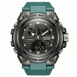 Reloj G-force Ak24168 Doble Hora Deportivo + Estuche Premium