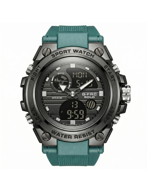 Reloj G-force Ak24168 Doble Hora Deportivo + Estuche Premium