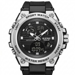 Reloj G-force Ak24168 Doble Hora Deportivo + Estuche Premium