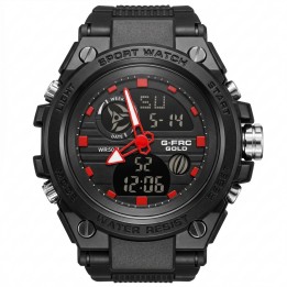 Reloj G-force Ak24168 Doble Hora Deportivo + Estuche Premium