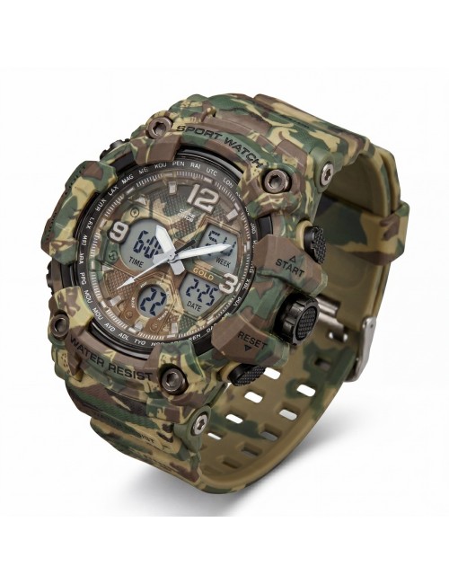 Reloj G-force Ak20177-c2 Digital Camuflado + Estuche Premium