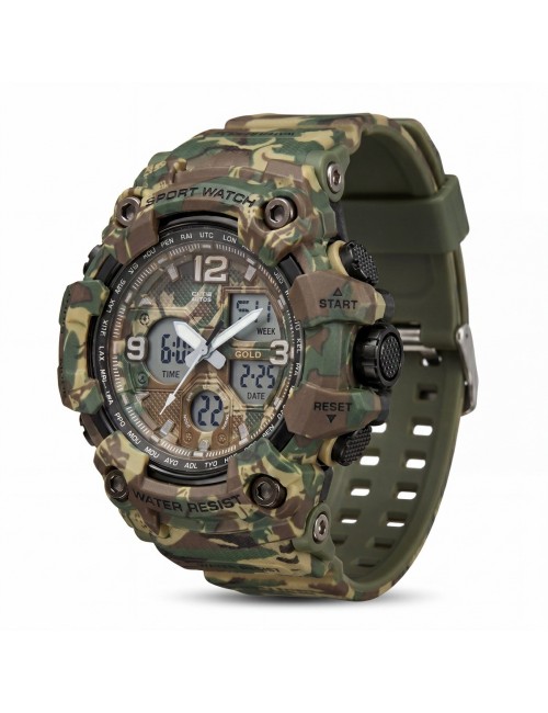 Reloj G-force Ak20177-c2 Digital Camuflado + Estuche Premium