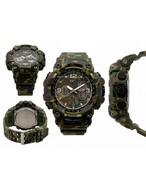 Reloj G-force Ak20177-c2 Digital Camuflado + Estuche Premium