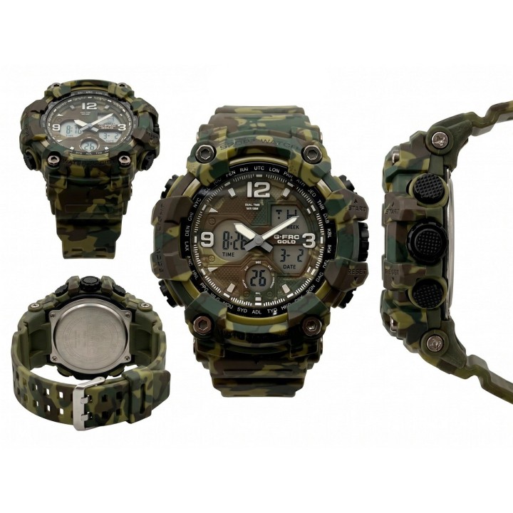 Reloj G-force Ak20177-c2 Digital Camuflado + Estuche Premium