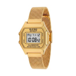 Reloj G-force A19149-m Digital Retro Dama + Estuche Premium