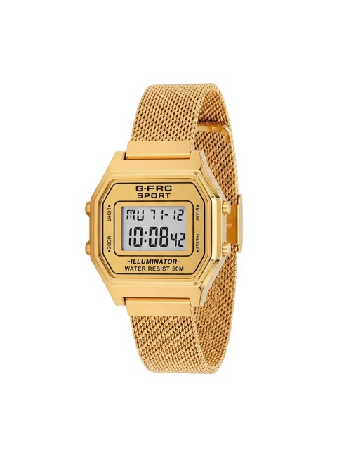 Reloj G-force A19149-m Digital Retro Dama + Estuche Premium
