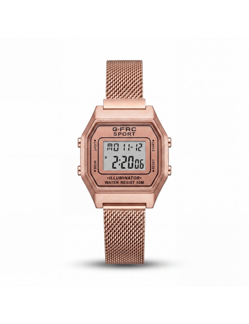 Reloj G-force A19149-m Digital Retro Dama + Estuche Premium