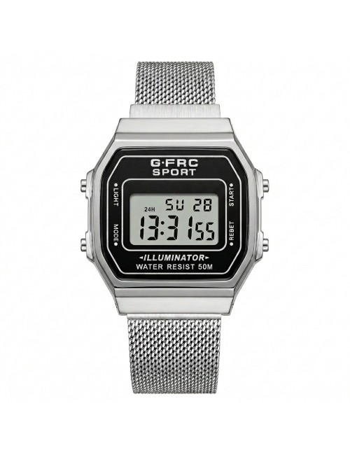 Reloj G-force A19149-m Digital Retro Dama + Estuche Premium