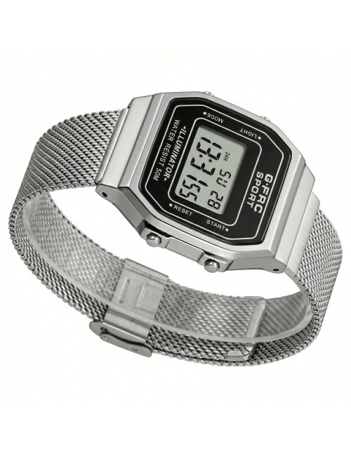 Reloj G-force A19149-m Digital Retro Dama + Estuche Premium