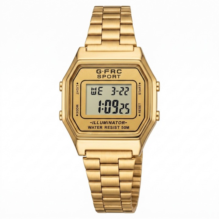 Reloj G-force A19149 Digital Retro Dama + Estuche Premium