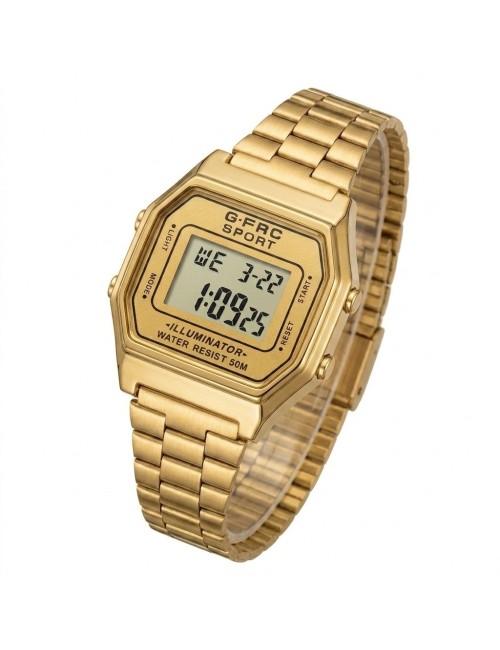 Reloj G-force A19149 Digital Retro Dama + Estuche Premium