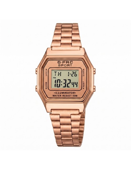 Reloj G-force A19149 Digital Retro Dama + Estuche Premium