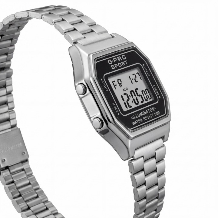 Reloj G-force A19149 Digital Retro Dama + Estuche Premium