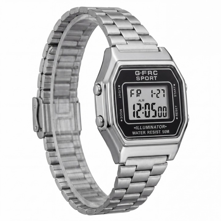 Reloj G-force A19149 Digital Retro Dama + Estuche Premium
