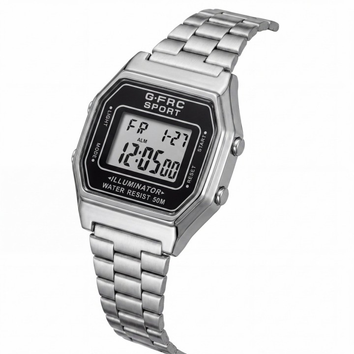Reloj G-force A19149 Digital Retro Dama + Estuche Premium