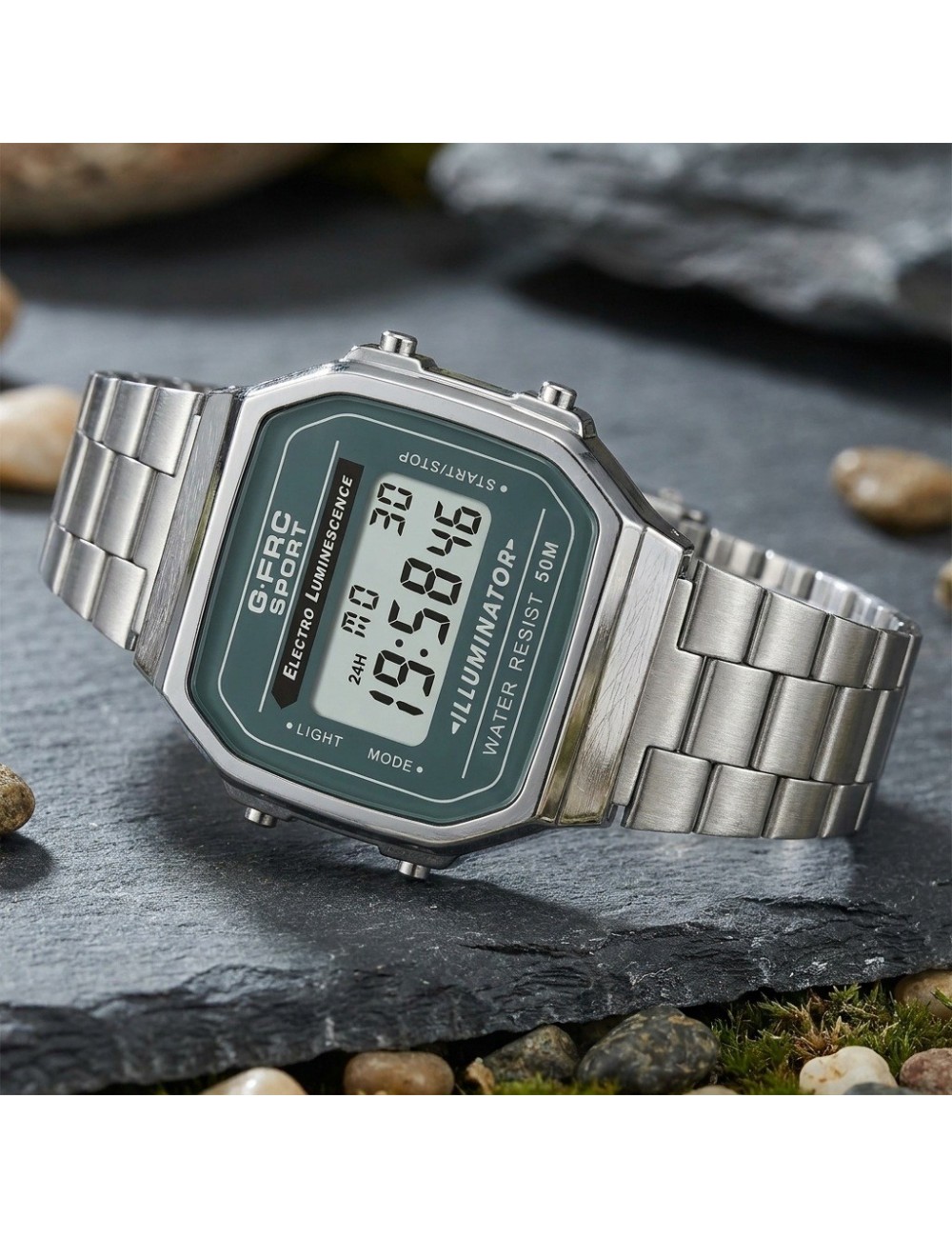 Reloj G-force A19148 Digital Retro Dama + Estuche Premium