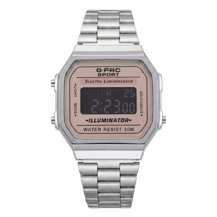 Reloj G-force A19148 Digital Retro Dama + Estuche Premium