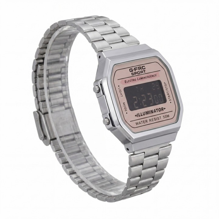 Reloj G-force A19148 Digital Retro Dama + Estuche Premium
