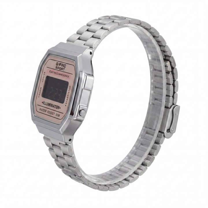 Reloj G-force A19148 Digital Retro Dama + Estuche Premium