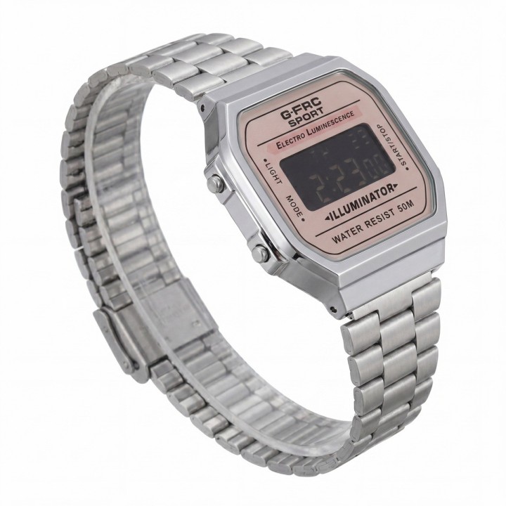 Reloj G-force A19148 Digital Retro Dama + Estuche Premium