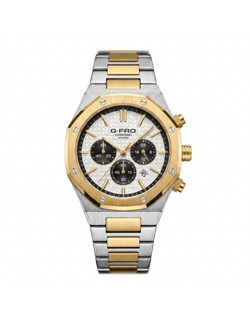Reloj G-force Gr8440 Cronografo De Acero + Estuche Premium