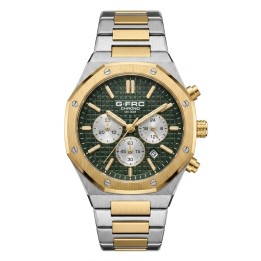 Reloj G-force Gr8440 Cronografo De Acero + Estuche Premium