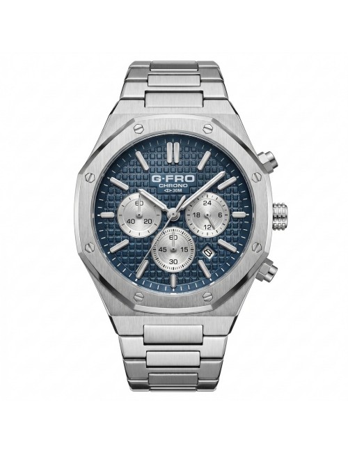 Reloj G-force Gr8440 Cronografo De Acero + Estuche Premium