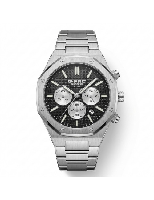 Reloj G-force Gr8440 Cronografo De Acero + Estuche Premium