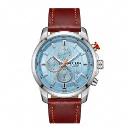 Reloj G-force Gr8291 Cronografo De Cuero + Estuche Premium