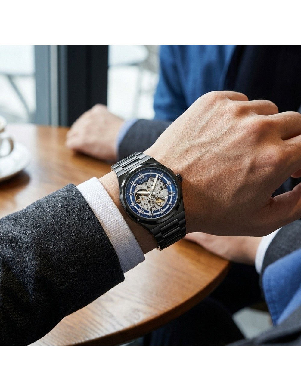 Reloj G-force At9832 Automatico De Acero + Estuche Premium
