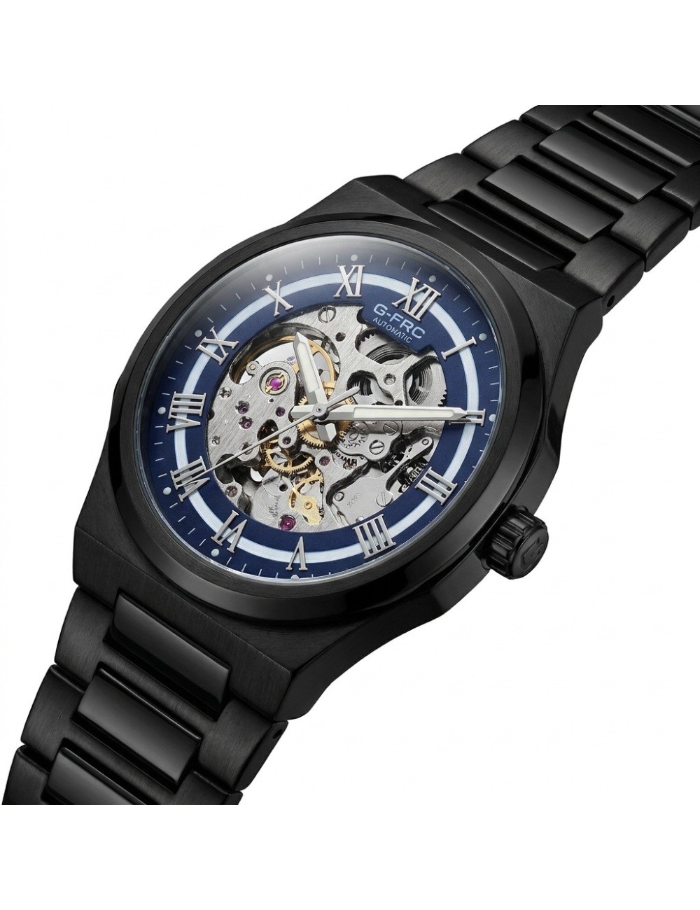 Reloj G-force At9832 Automatico De Acero + Estuche Premium