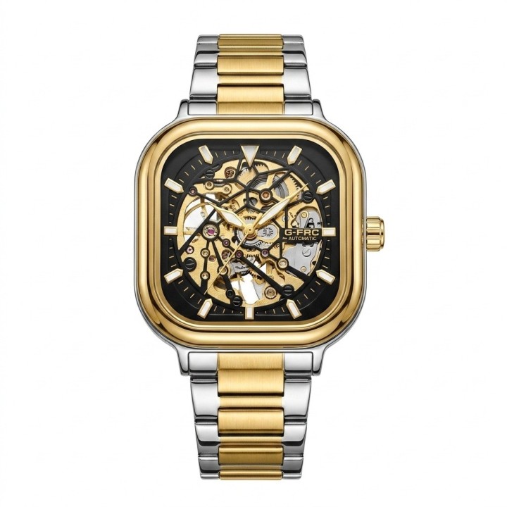 Reloj G-force At9831g Automatico De Acero + Estuche Premium