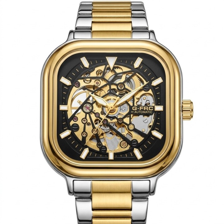 Reloj G-force At9831g Automatico De Acero + Estuche Premium