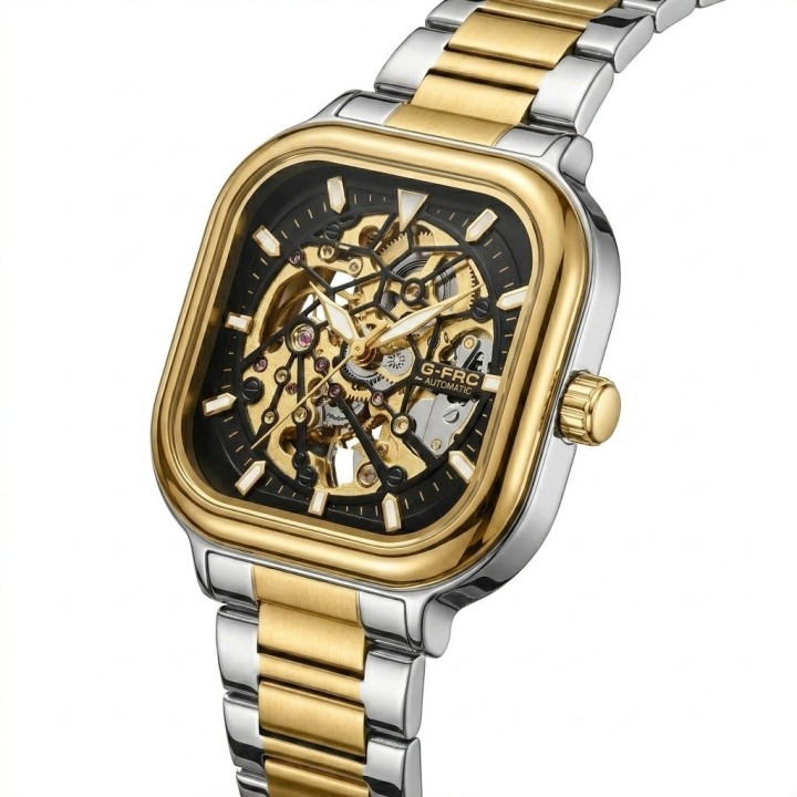 Reloj G-force At9831g Automatico De Acero + Estuche Premium