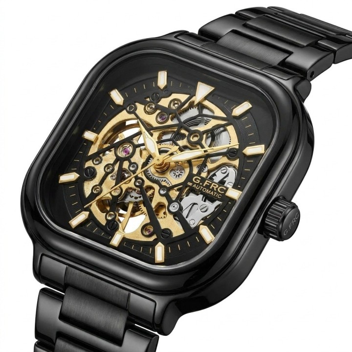 Reloj G-force At9831g Automatico De Acero + Estuche Premium