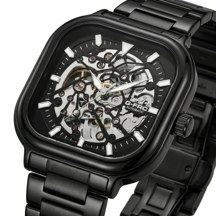Reloj G-force At9831g Automatico De Acero + Estuche Premium