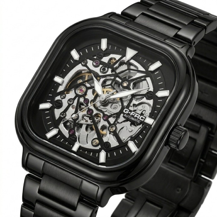 Reloj G-force At9831g Automatico De Acero + Estuche Premium