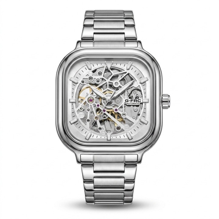 Reloj G-force At9831g Automatico De Acero + Estuche Premium