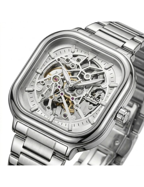 Reloj G-force At9831g Automatico De Acero + Estuche Premium