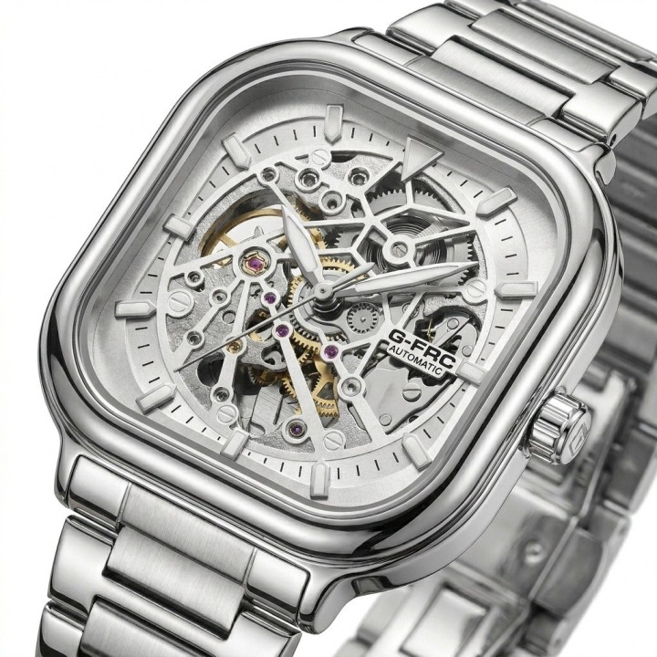 Reloj G-force At9831g Automatico De Acero + Estuche Premium